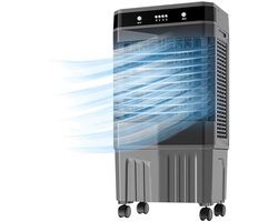 Verdampingskoeler - Luchtkoeler ventilator - Ruimte koelen - 3-in-1 functie - 45x35x80cm - Wit