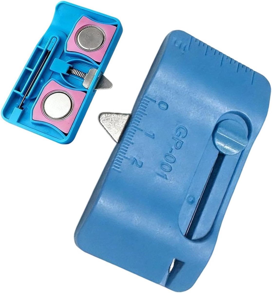 Magnetische Naadgeleider - Naaimachine Hulpstuk - Rechte Naden Naaien - 4-in-1 Functie - 8 x 4.2 x 1 cm - Blauw