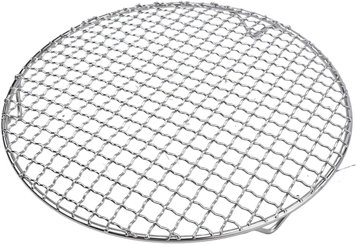 Ronde Koelrek 13-35CM, Roestvrijstalen Bakrooster voor Oven, Koken en Grillen, Ideaal voor Airfryer en BBQ Accessoires