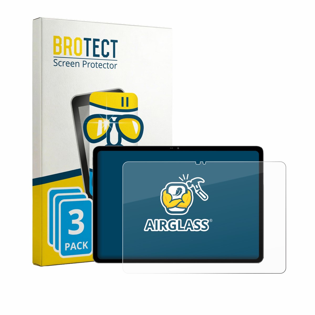 Screenprotector 3 Stuks voor Blackview MEGA 5 Beschermglas transparant