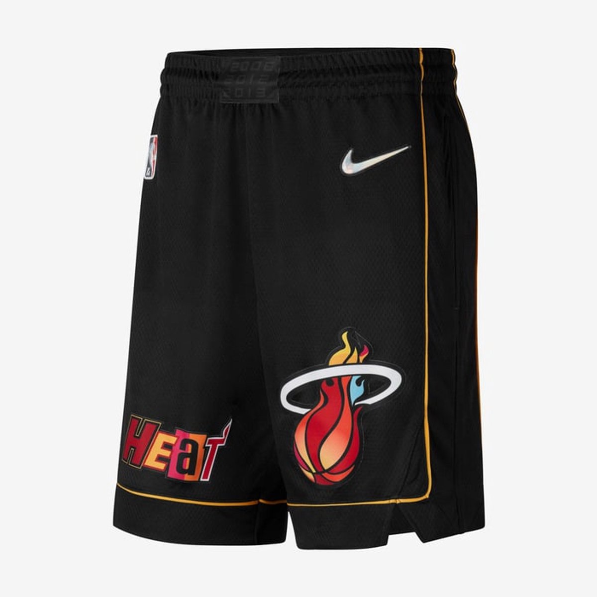 Nike Miami Heat City Edition Dri-FIT NBA Swingman Shorts Basketbalshort – NBA Training Zwart