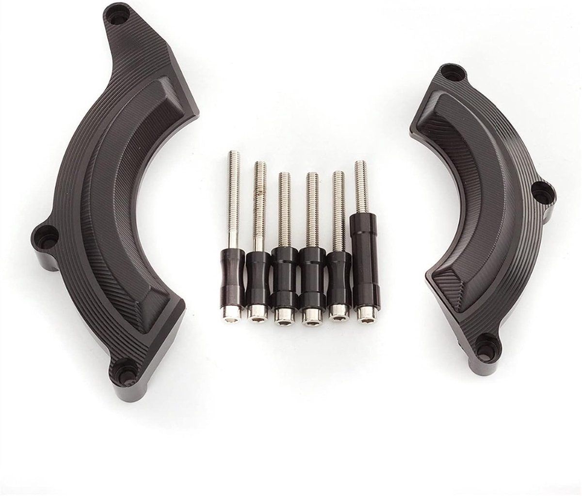 Motor Frame Sliders - Valbeugels Beschermers - Motor Beschermen - CNC Aluminium - 1 Paar - Zwart