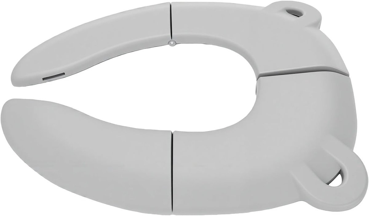 Opvouwbaar Potje - Reis Potje - Zindelijkheidstraining - Compact en Draagbaar - 185 cm - Grijs