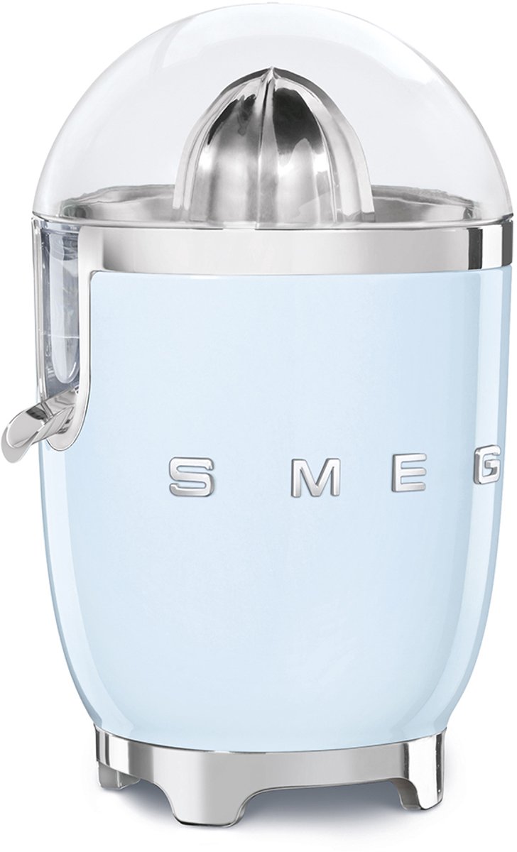 SMEG CJF11PBEU Citruspers - Elektrische Citruspers - 70W - RVS Filter - Antidruppelsysteem - Automatische Start/Stop - '50s Style - Pastelblauw thumbnail 6