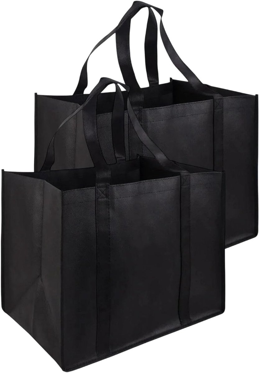 Grote Herbruikbare Vouwbare Winkeltassen 41 x 26 x 33 cm - Perfect voor Picnic, Reizen en Strandgebruik