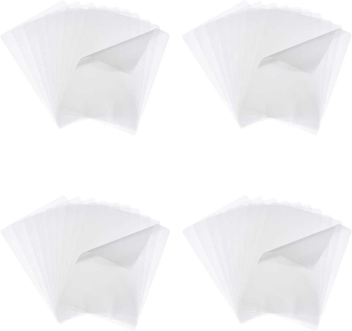 100 Stuks Thermische Lamineren Tassen 16x11cm Duidelijke Laminatie Zak Film voor Foto's, Documenten en Kaarten Bescherming