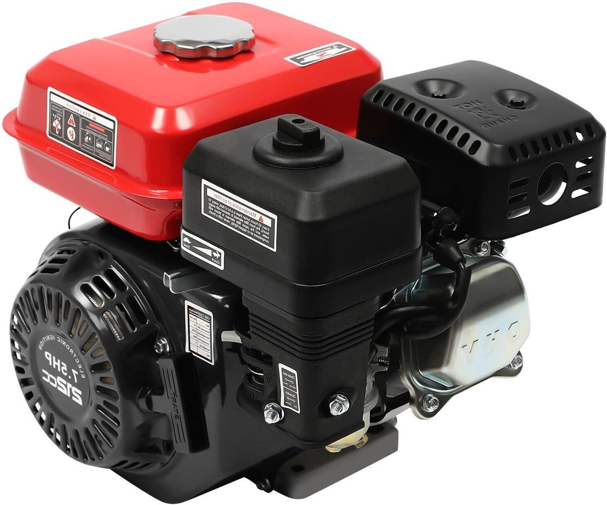 Viertakt benzinemotor - Stationaire motor - Apparaten aandrijven - Efficiënt koelsysteem - 36 liter tank - Rood zwart