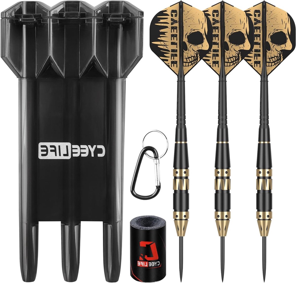 Set van 3 Stalen Darts - Perfect voor Dartsport, Precisie en Duurzaamheid - 2BA Aluminium Brass