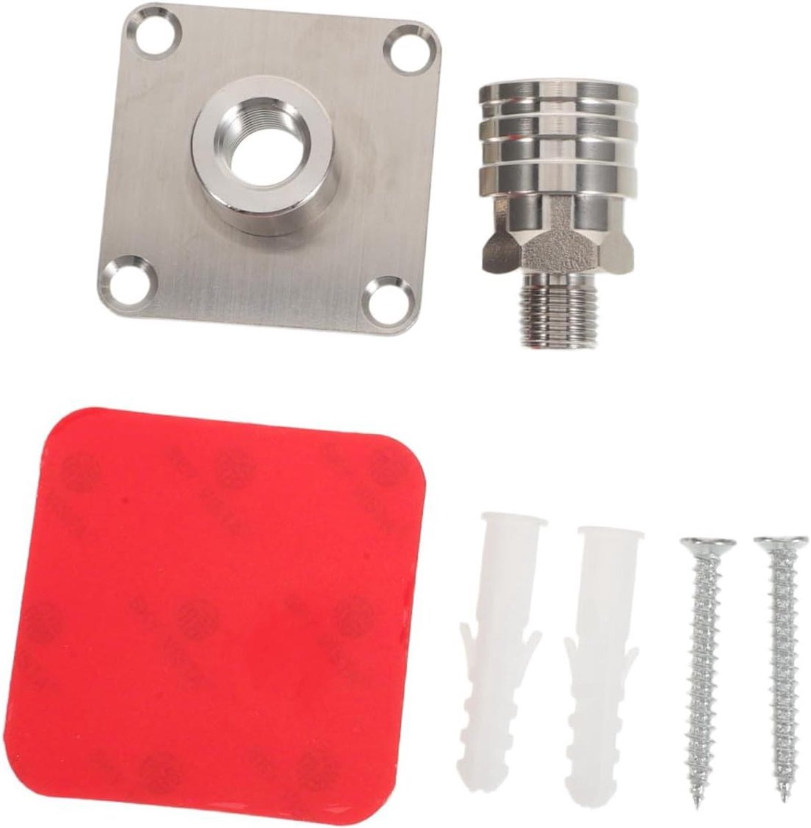 Schuimkanonnenhouder - Flessenhouder - Autowassen - Roestvrij staal - 5 cm - Zilver