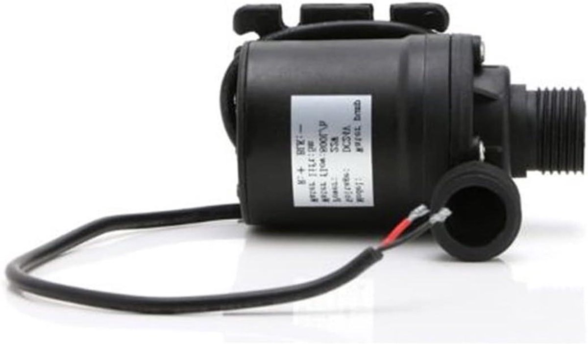 Waterpomp - Circulatiepomp - Watercirculatie - Borstelloze Motor - 800L/U 5M - Zwart