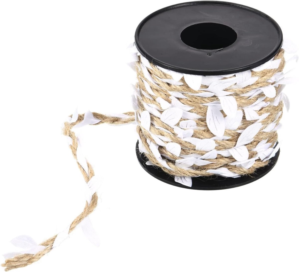 Jute Touw van 10 Meter voor Tuinbedekking, Rustieke Bruiloft Decoratie en DIY Creaties, Wit