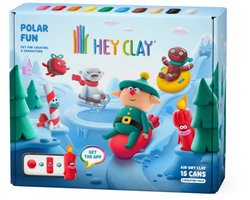 Hey Clay Polar Fun Set van 15 potjes