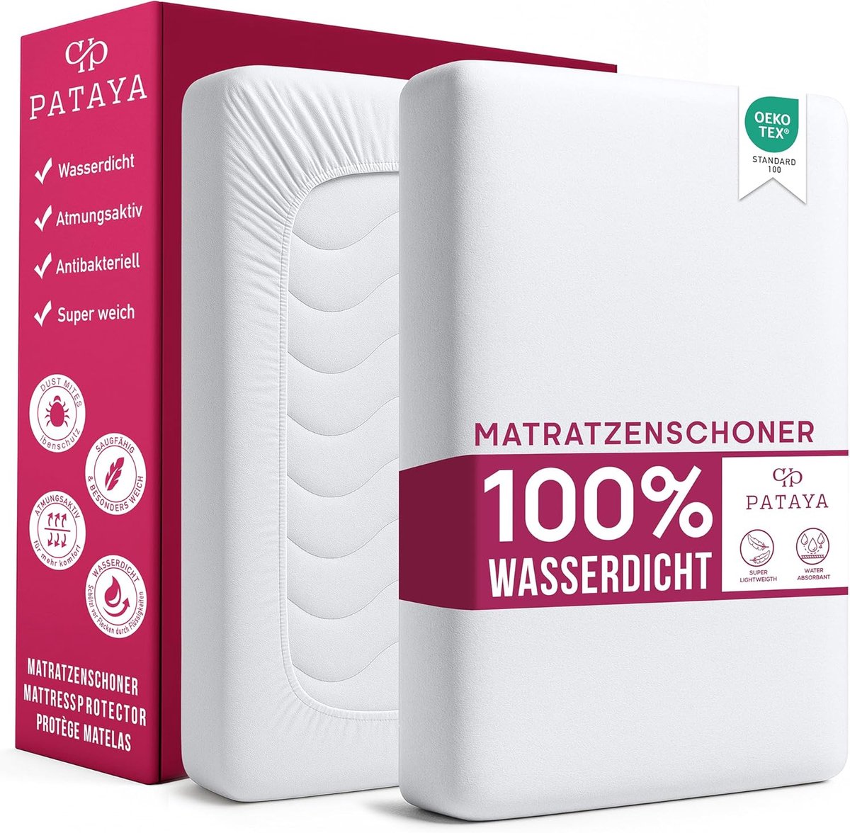 SnelShoppen - Waterdichte Matrassenbeschermer 140x200 cm - Oeko-TEX Gecertificeerd - Ademend - Hypoallergene Bescherming - Perfecte Pasvorm - Tot 30 c