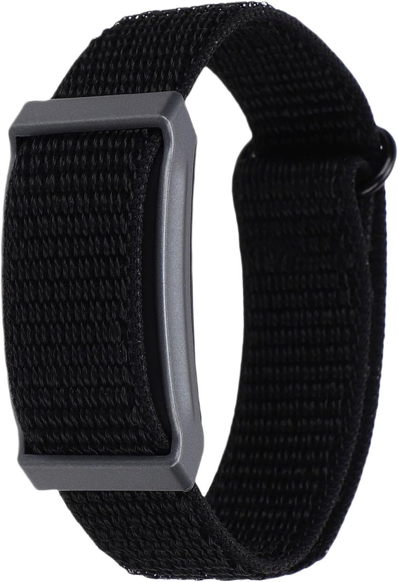 SnelShoppen - Smart Bracelet voor Mannen en Vrouwen, Nylon Activiteitstracker met APP, 24/7 Slaaptracker, Sportmodi, Temperatuur, Alarmklok, Camera Co