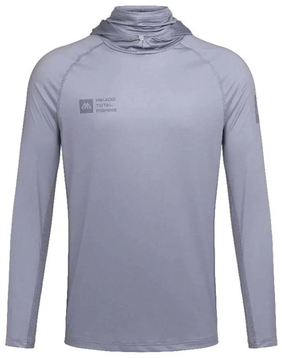 Mikado Gator Uv-hoodie Met Lange Mouwen Grijs L Man