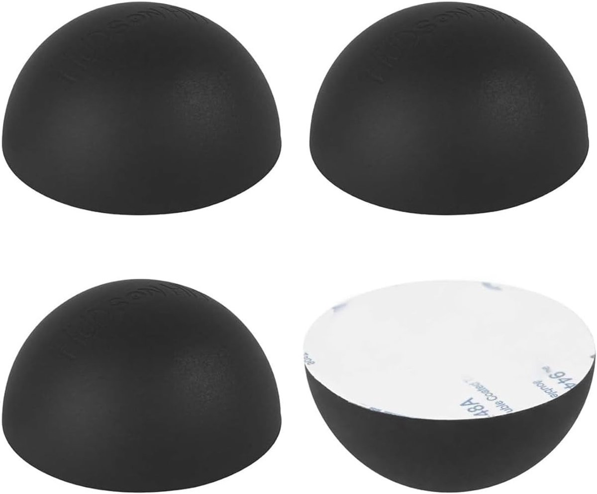 Set van 4 Effectieve Schokdempers voor Geluidssystemen en Apparaten - Vibration Dampers voor Stabiliteit en Geluidsabsorptie (Zwart, A)