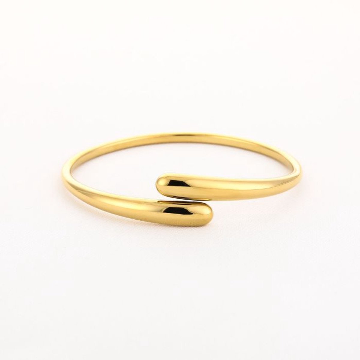 Bijoutheek Armband (Sieraad) Huggie Bangle Goudkleurig