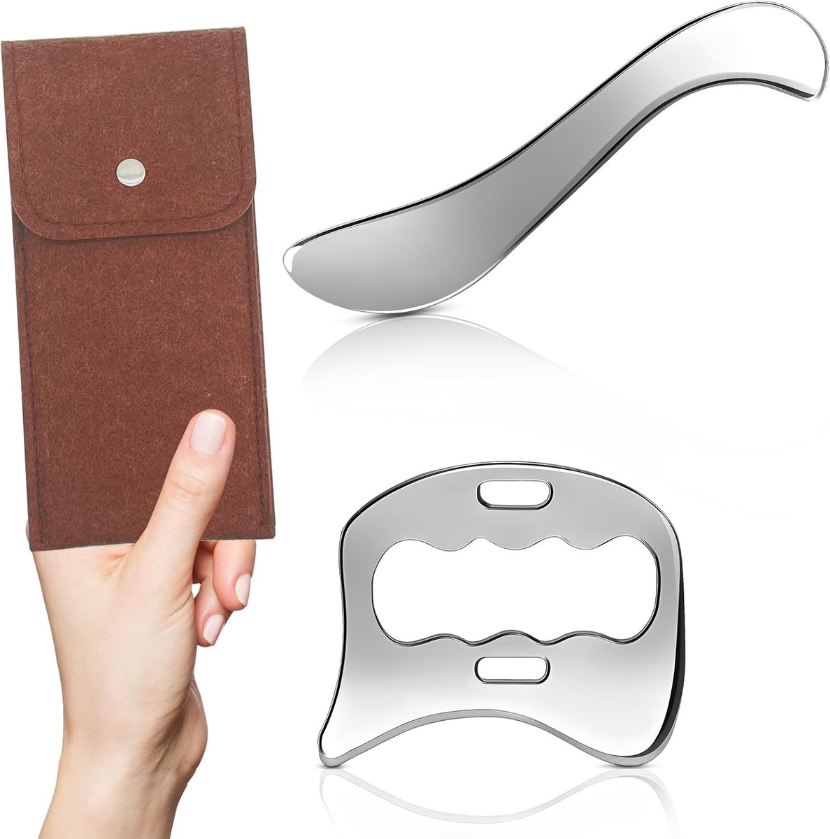 Thijox - Gua Sha Massage Tool voor Lymfedrainage, Spierontspanning en Pijnverlichting, Celulitis Behandeling, Duurzaam en Effectief, Voor Het Hele Lic