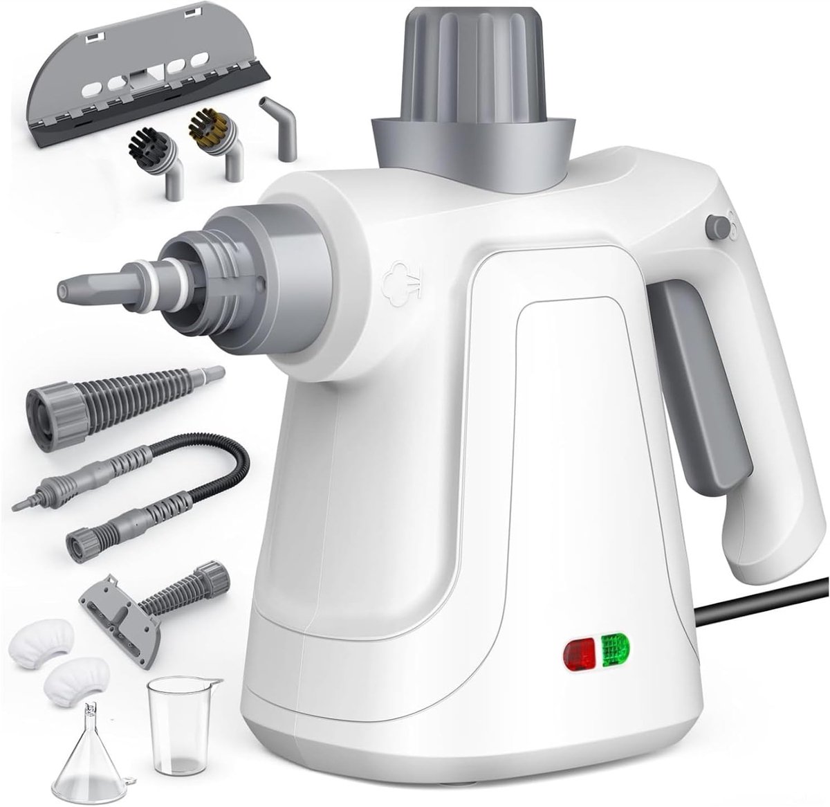 SnelShoppen - Handheld Stoomreiniger 3.2bar 400ml - Draagbare Stoomreinigingsmachine voor Sofa, Auto, Keuken, Ramen en Tegels