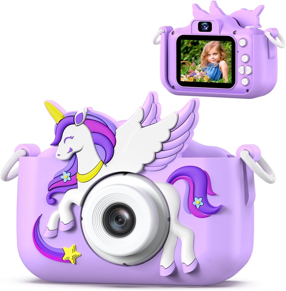 SnelShoppen - 1080P HD Selfie Digitale Video Camera - Compacte Camera voor Feest, Camping, Kinderen - Hoge Kwaliteit en Gemakkelijk in Gebruik