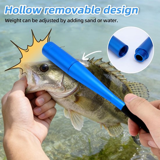 SnelShoppen - Fishing Accessory Set met Fish Killer, Scharen, Haakverwijderaar, Tangen, Lanyards, Vissen, Visweegschaal, Vis Tangen en Meetlint Snijpl van Snelshoppen — afbeelding 2