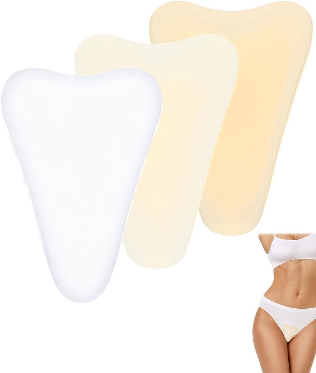 3-Pack Onzichtbare Camel Toe Concealer voor Dames - Herbruikbare en Naadloze Bescherming voor Leggings en Badkleding