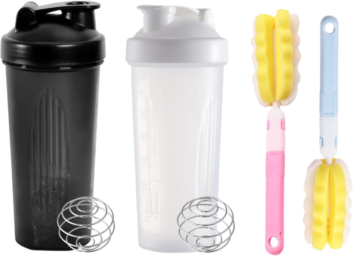 SnelShoppen - Tokaneit 700ml Protein Shaker Bottle met Metaalbal, Levenslange Lekvrije Shaker, Roestvrijstaal, BPA-vrij, Voor Sport en Outdoor Activit
