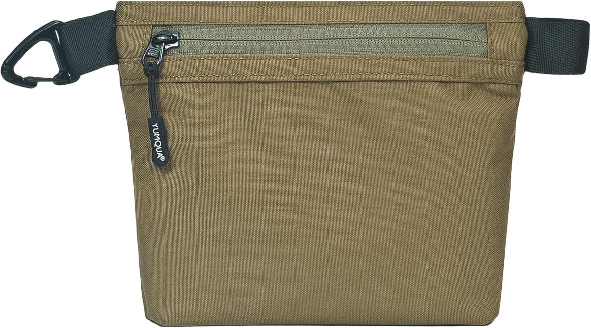 SnelShoppen - Kleine Nylon Zipper Pouch - Waterdichte Reistas - Multi-Functionele Toilettas - Perfect voor Cosmetica, Gym en Reis - 500D Scheurbestend