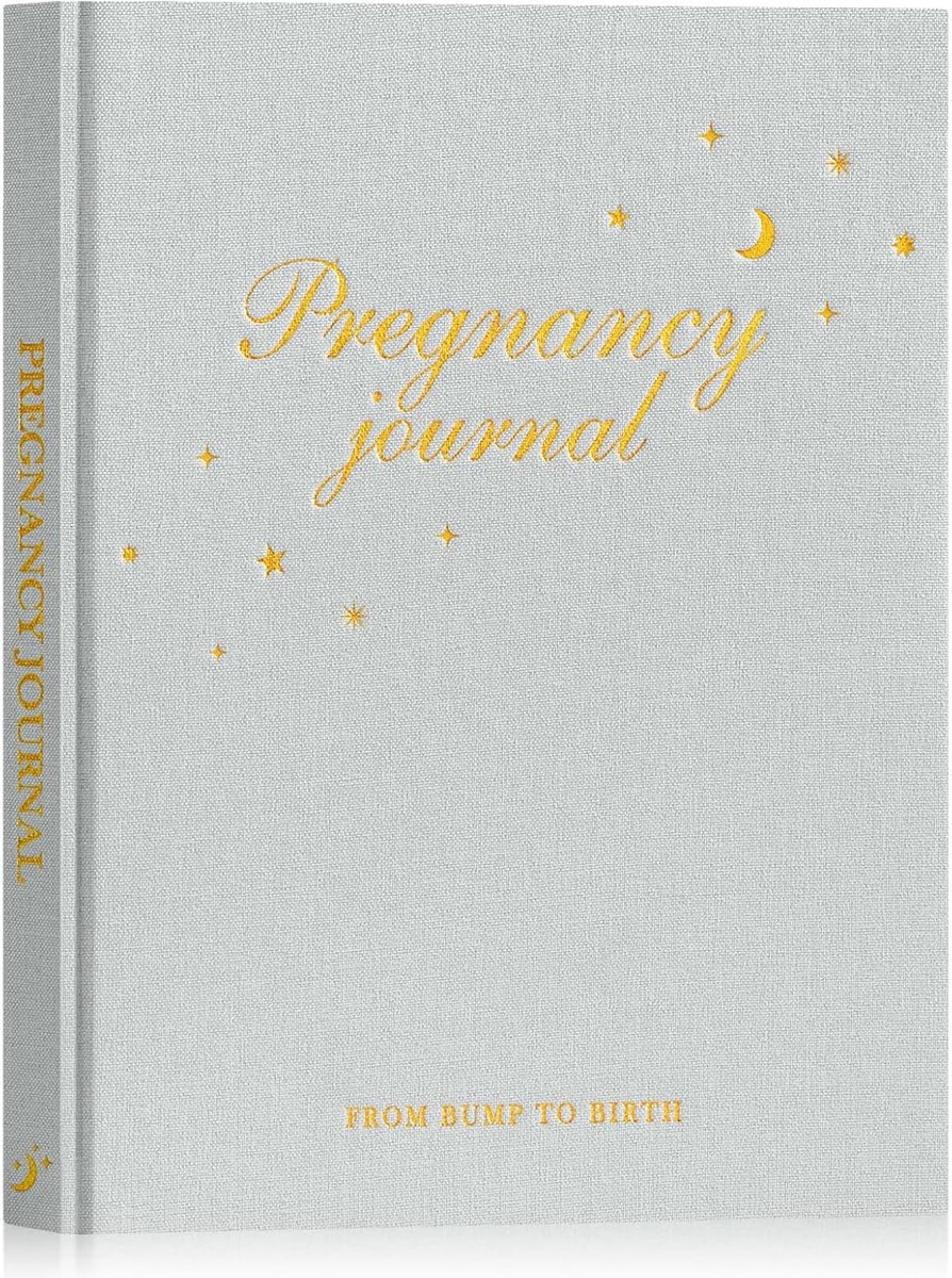 SnelShoppen - Zwangerschapsdagboek Week tot Week Fotoboek met Knipplaatjes, Zwangerschapskalender voor Foto's, Ultrasound Boek, Geboorte, Cadeau voor