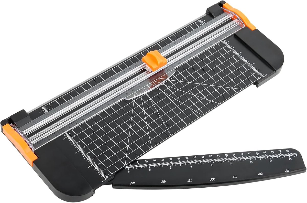 SnelShoppen - Professionele A4 Papier Cutter Snijmachine met Automatische Veiligheid, Lever Snijder, Precisie Snijden, Multifunctioneel, Ideaal voor K