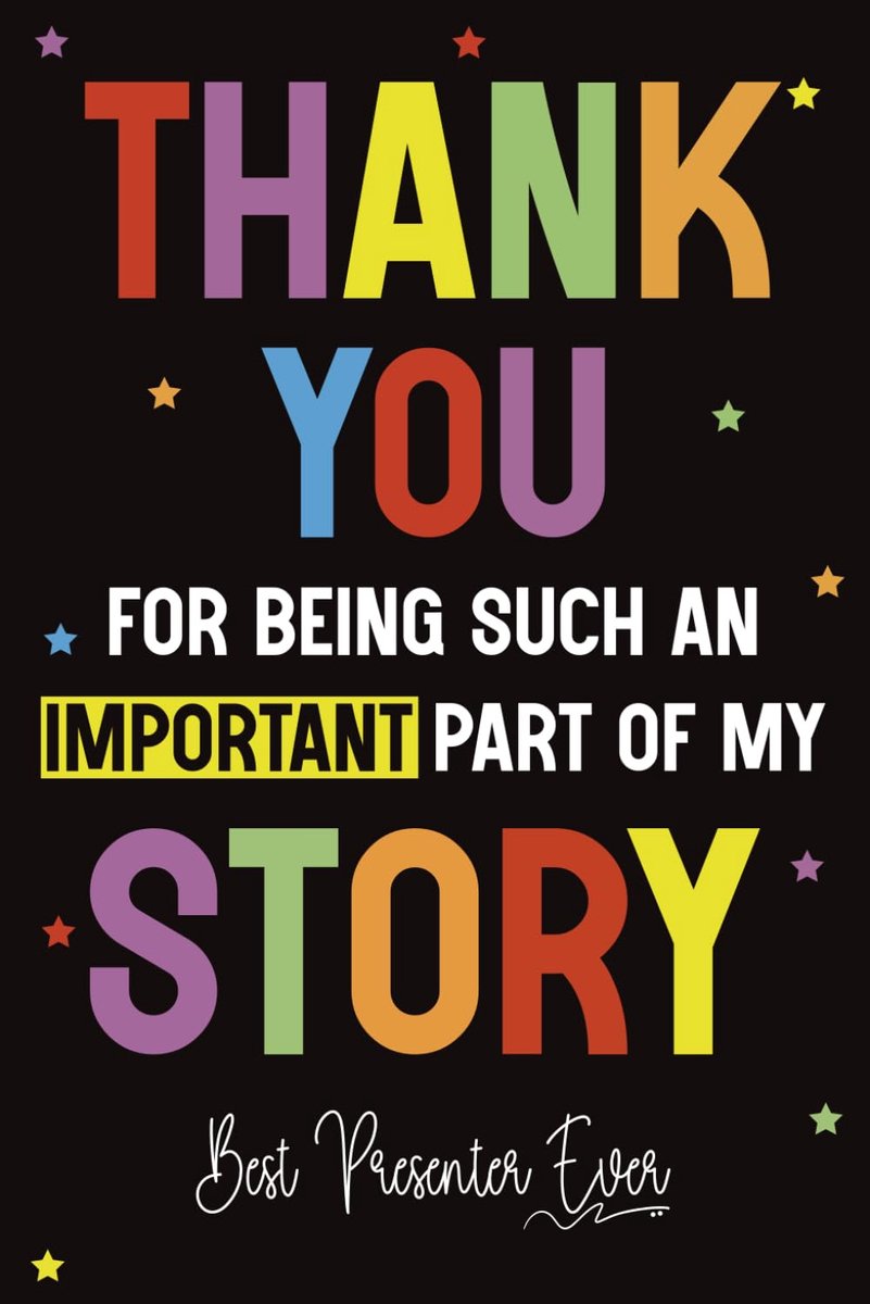 SnelShoppen - Thank You for Being Such an Important Part of My Story - Presentator Waardering Notitieboek voor Mannen en Vrouwen | Perfect Cadeau voor