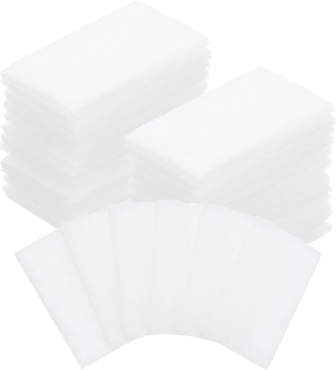 SnelShoppen - 24 Stuks Aroma Pads voor Humidifier - Vervangingsfilter voor Luchtbevochtiger en Geurverspreider - Wit - PP Katoen - 4.5 x 2.8 cm