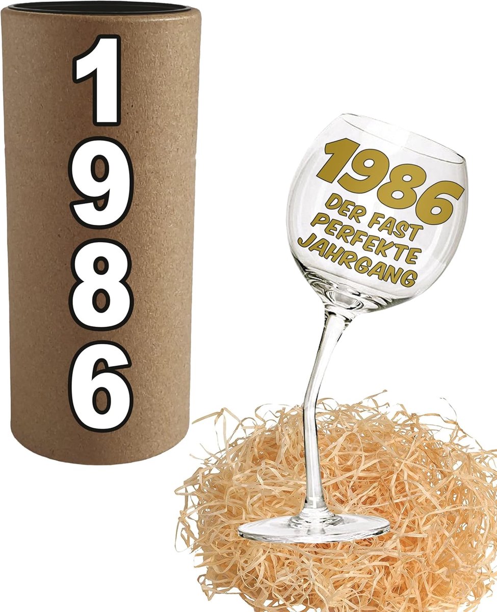 SnelShoppen - Bombo Krom Glas voor 40ste Verjaardag - 440 ml - Perfect Cadeau voor Feestelijke Gelegenheden - Uniek Design voor Mannen en Vrouwen