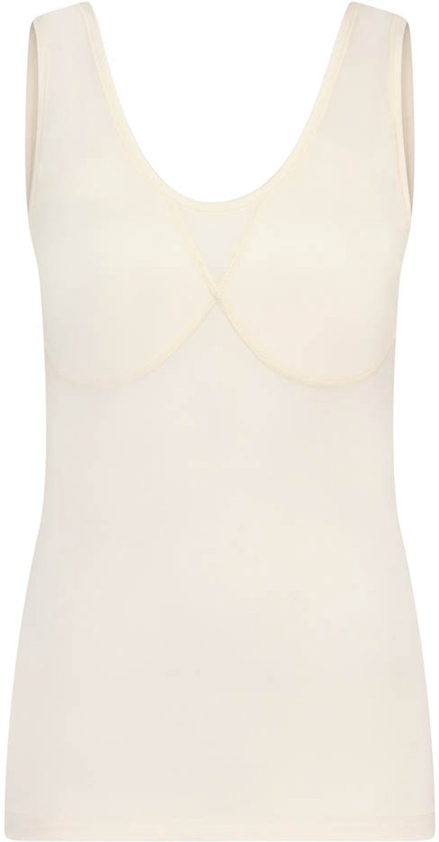 RJ Bodywear RJ Pure Color Proud Breast Dames Qups Hemd Ivoor