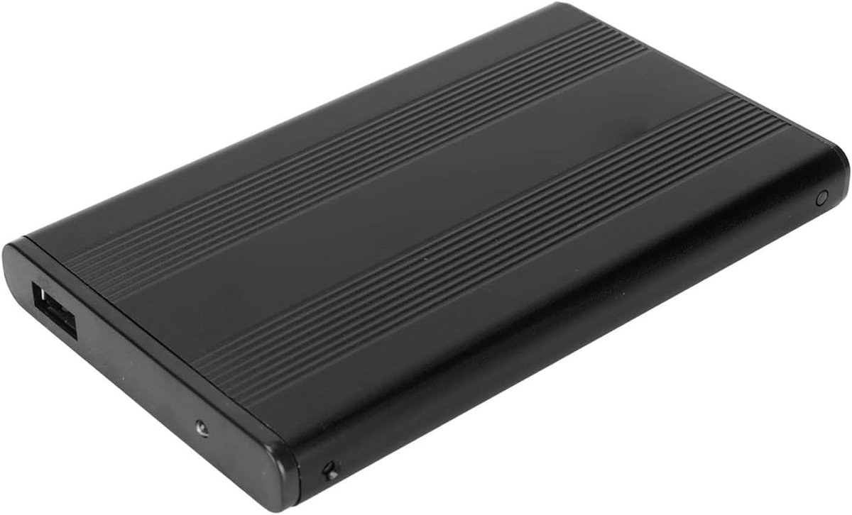 SnelShoppen - Externe Hard Drive Behuizing, Draagbare Aluminium SSD/HDD Behuizing tot 2TB, USB 3.0 Interface - Voor Snelle Gegevensoverdracht, Lichtge