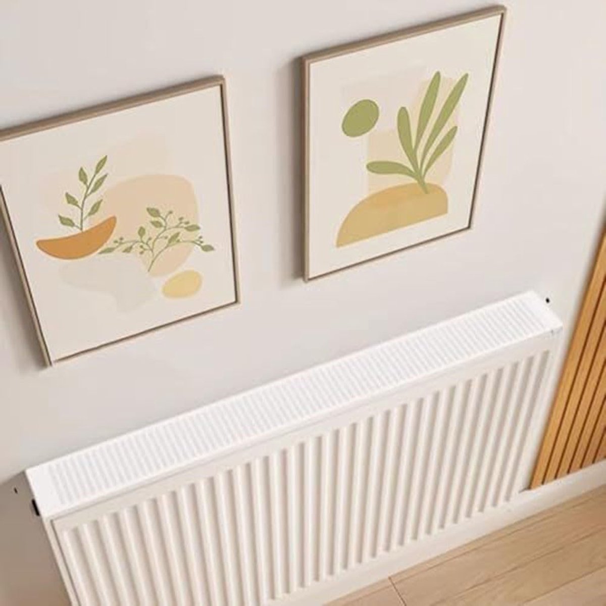 SnelShoppen - Radiator Dust Cap met Magnetische Bevestiging, Stofbescherming voor Radiator, Katoenen Beschermhoes, 200cm, Krassenbestendig, Ideaal voo
