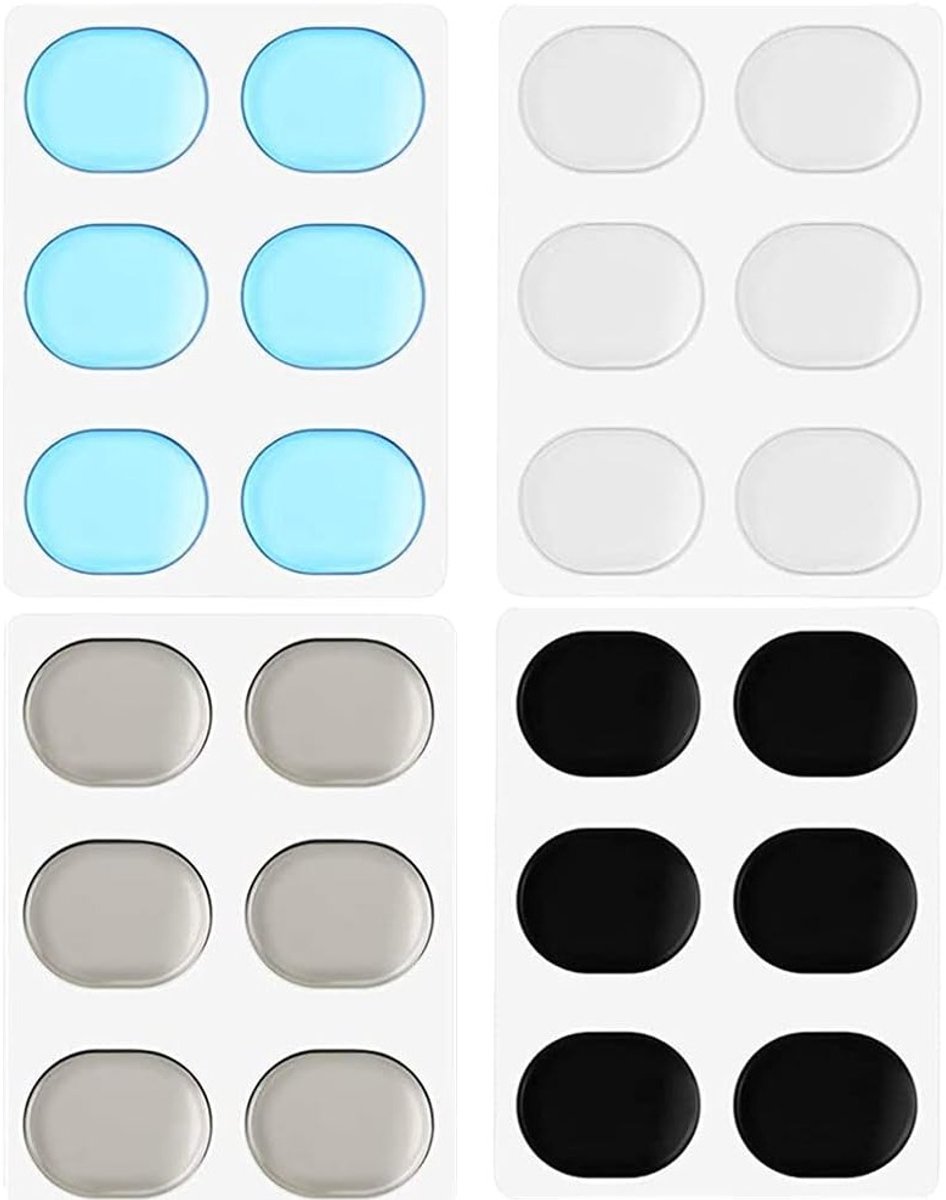 Siliconen Drumdempers 24 Stuks - Zachte Cushions voor Geluiddemping, Zelfklevende Pads voor Optimale Klankbeheersing