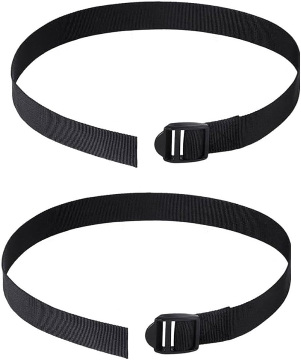 SnelShoppen - Pack van 2 Voetbanden voor Roeimachine - Verstelbare Oxford Stof Straps - Duurzaam & Praktisch - Ideaal voor Fitness, Sport en Been Trai