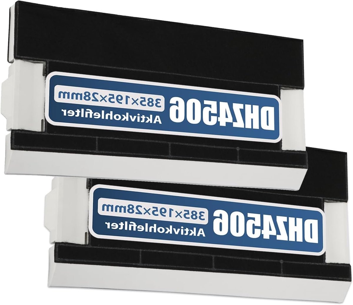 2 Actieve Koolstoffilters Geschikt voor Bosch, Siemens, Neff en Balay - Vervangingsfilters voor Afzuigkappen, 00434229, Z5144X1, CZ5144X5, 9 x Effectieve Luchtzuivering