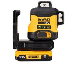 DeWALT DCLE34031D1 3x360° Compacte kruislijnlaser groen 18V XR 2.0Ah in koffer