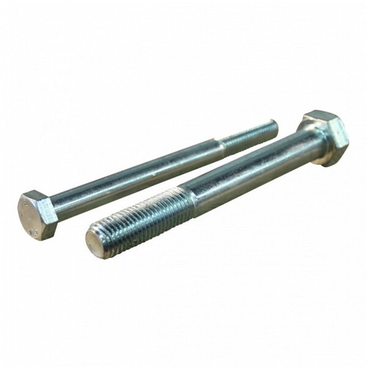 Zeskantbout M12x85mm - Din 931 - Staal 8.8 - Galvanisch Verzinkt - 50 Stuks