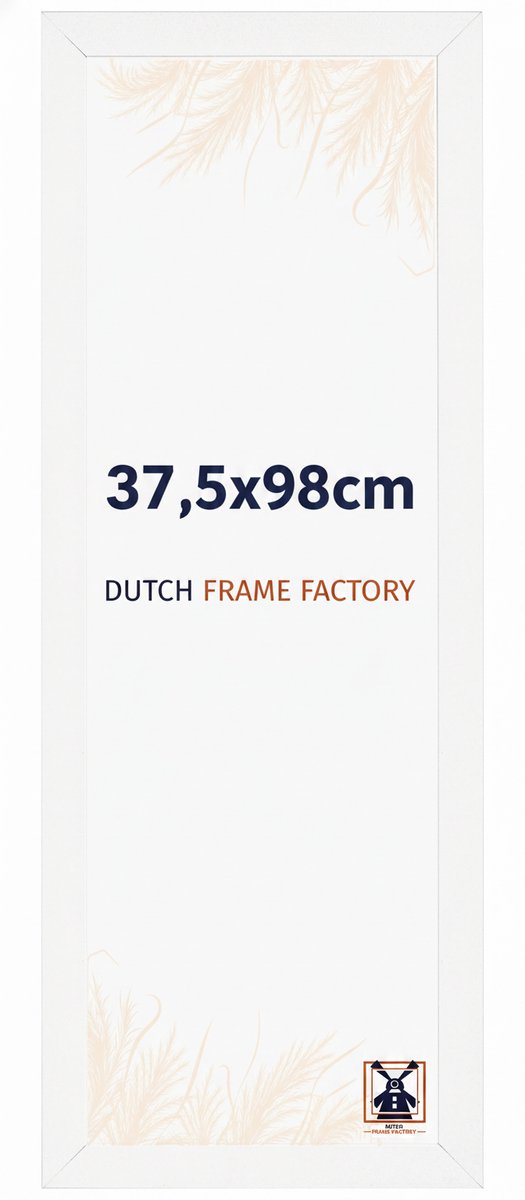 Fotolijst 37,5x98 cm - MDF - Wit Mat - Benno