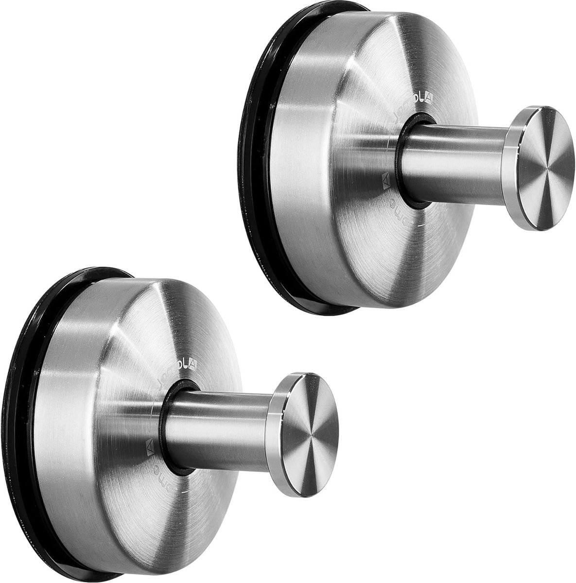 SnelShoppen - 2PCS RVS Badkamer Handdoekhaken Suction Cup Houder - Sterke Zuignap Haken voor Badkamer, Keuken en Towel Opslag - Waterdicht en Duurzaam