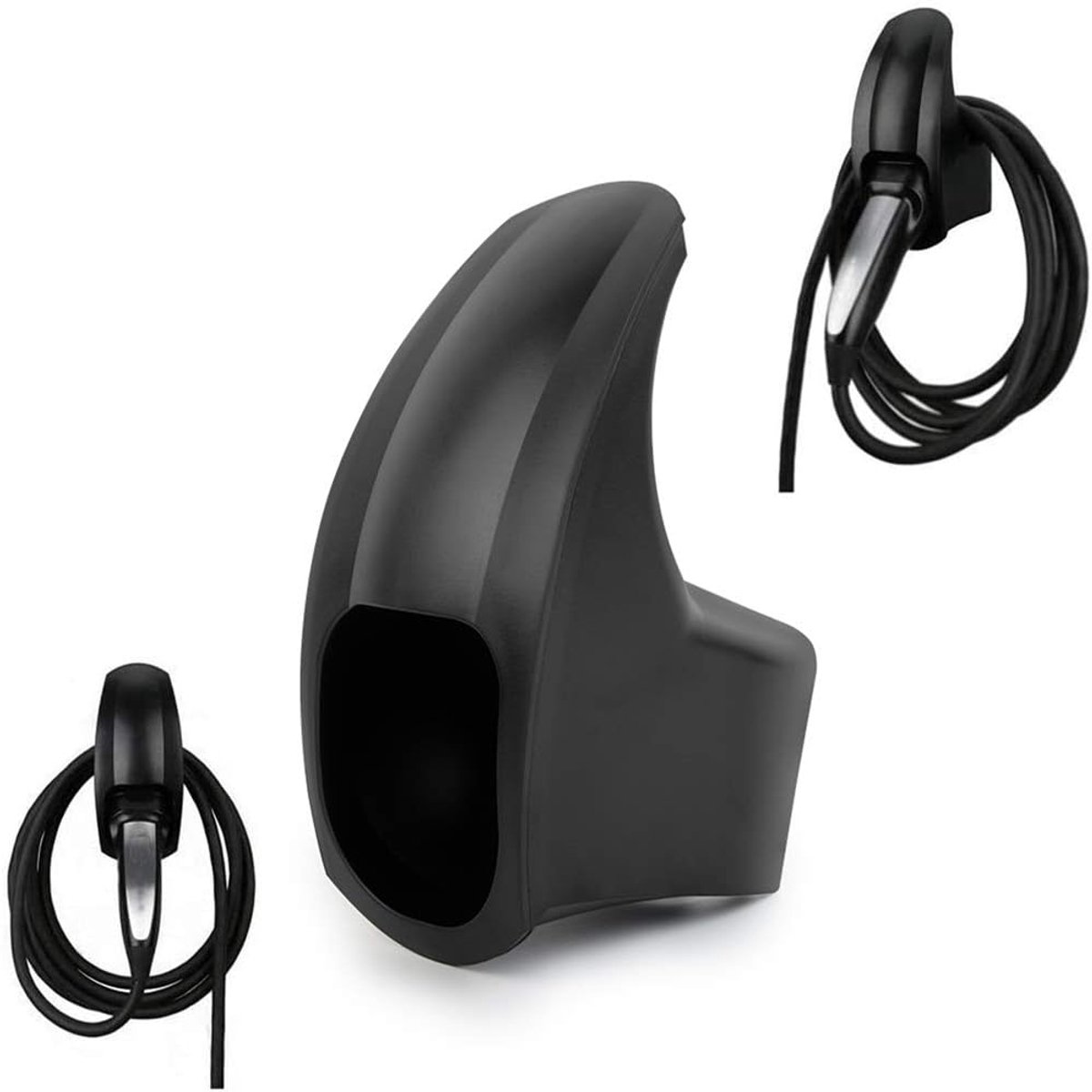 SnelShoppen - EV Oplaadkabel Houder Type 2 - Organizer voor Elektrische Voertuigen - Sterke Wandbevestiging - Ruimtebesparend Design - Ideaal voor Thu