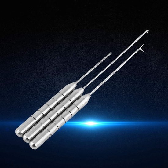 SnelShoppen - 3-in-1 Carp Fishing Aluminium Alliage Bait Needle Set - Duurzaam Vistuig, Ideaal voor Karpervissen, Compact en Handig, Vissers Benodigdh van Snelshoppen — afbeelding 4