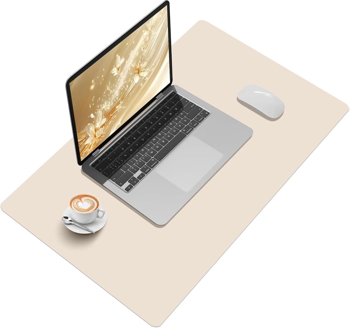SnelShoppen - Zindoo Desk pad Beige 60x40 cm | Bureau Onderlegger, Meubelbeschermer, Multifunctionele Desk Pad voor Thuis en Kantoor