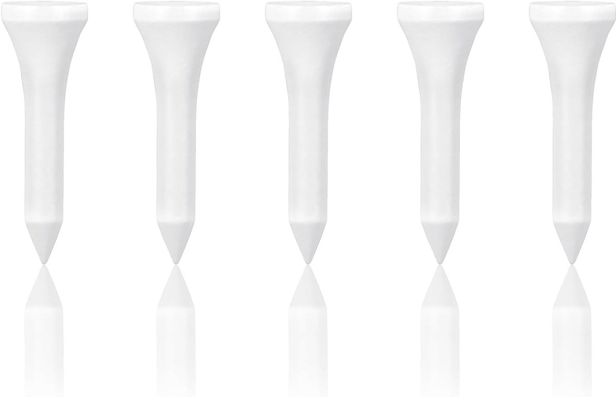 Houten Golf Tees 1-1/2" (38 mm) - 100 Stuks Korte Golf Tees voor Precisie en Duurzaamheid