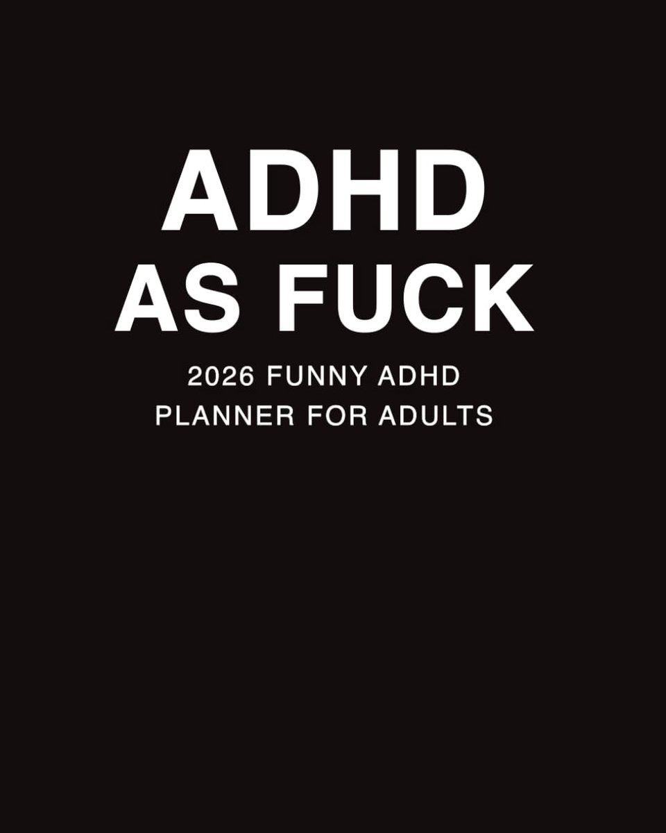 SnelShoppen - 2026 Grappige ADHD Planner voor Volwassenen en Studenten - Dagelijkse, Wekelijkse & Maandelijkse Neurodivergente Organiser met Scheldwoo