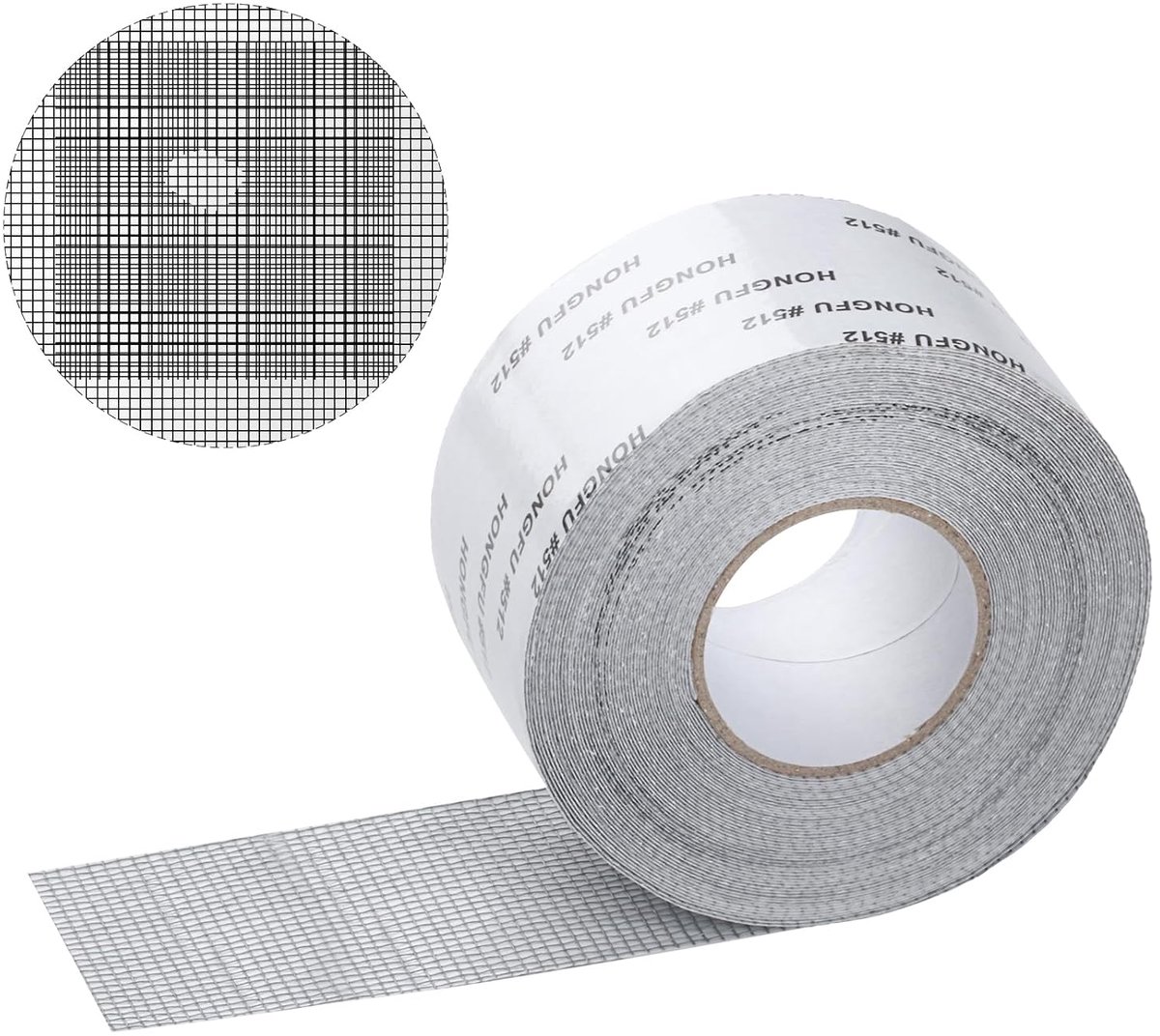 SnelShoppen - Fly Screen Repair Tape 5 cm x 10 m - Zelfklevende Horren Reparatietape - Sterk Hechtende Glasvezel Tape voor Raam en Deur Herstel - Duur