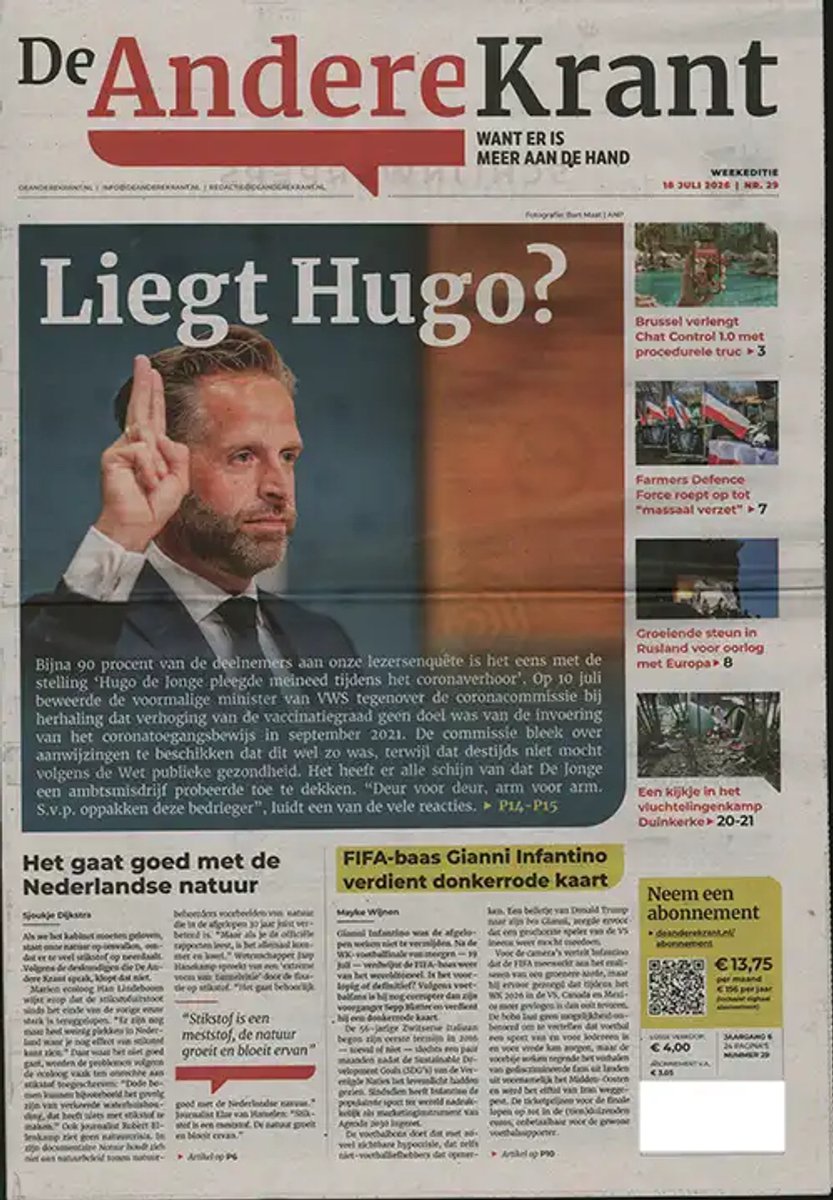 De Andere Krant - 29 2026